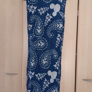 Mickey ears blue scarf